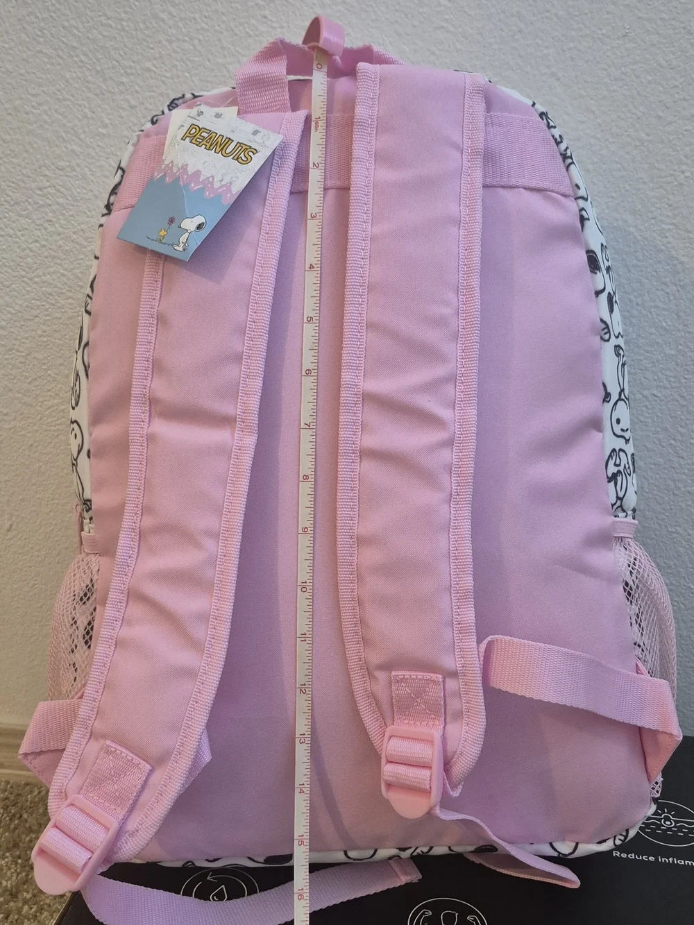 Claire's Peanuts Snoopy Print Large Backpack